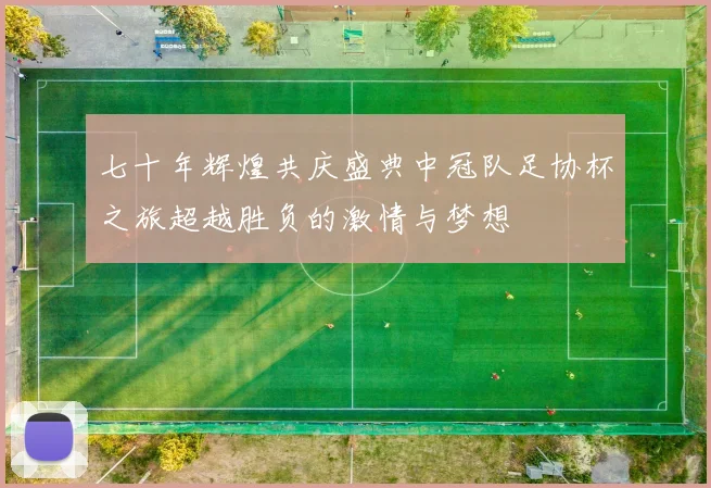 七十年辉煌共庆盛典中冠队足协杯之旅超越胜负的激情与梦想